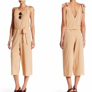 Sunset Plaid Jumpsuit